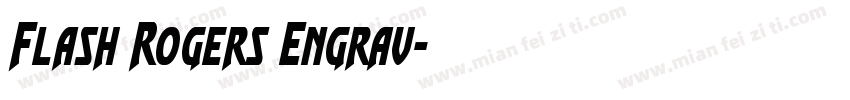 Flash Rogers Engrav字体转换